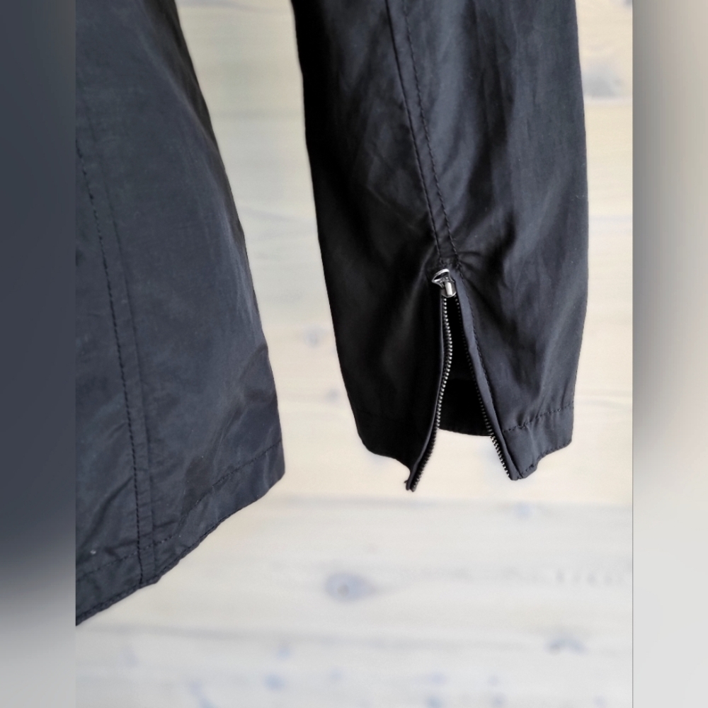 Merona Belted Military Parka Black size S - Picture 8 of 11